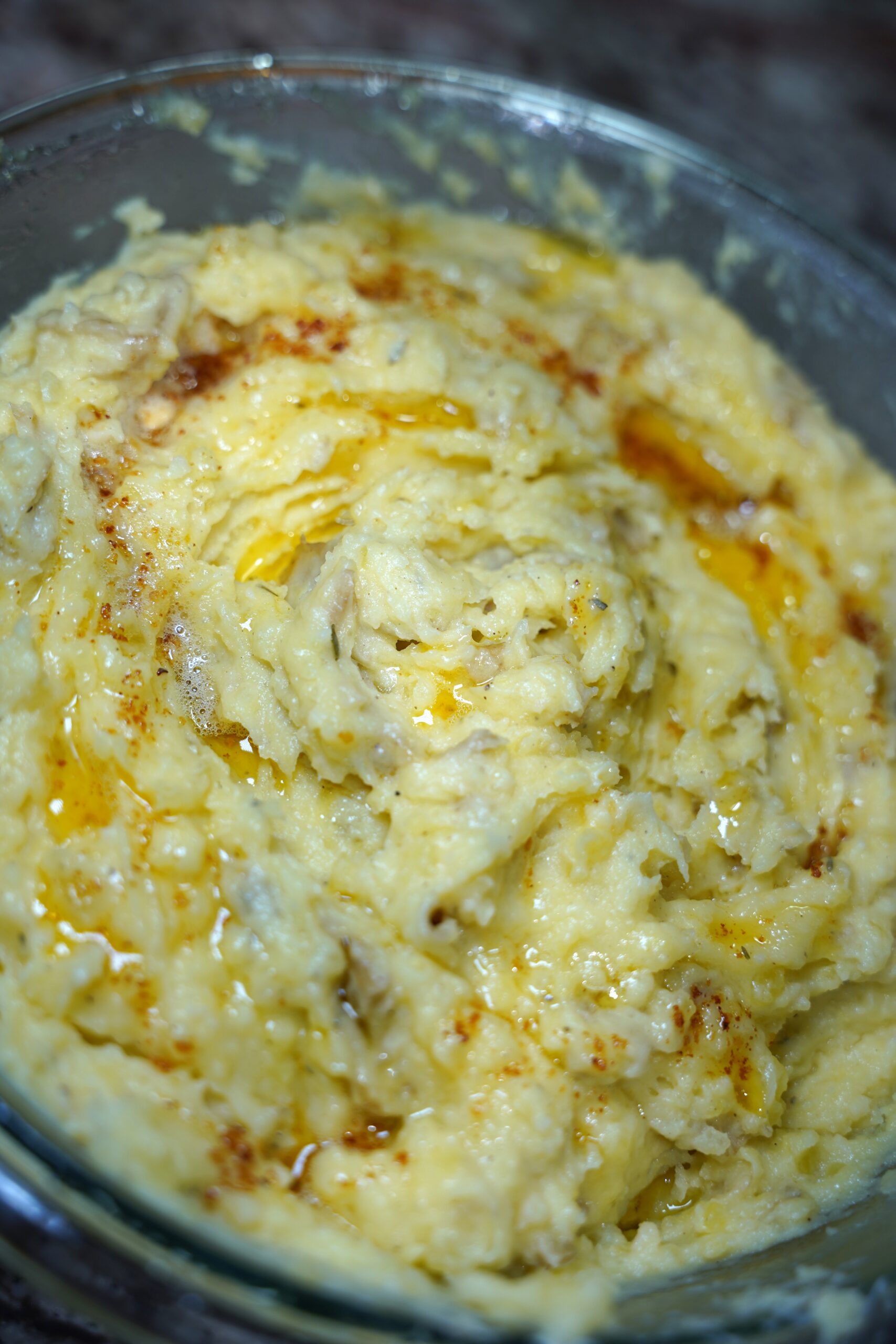 Brown butter mashed potatoes completed